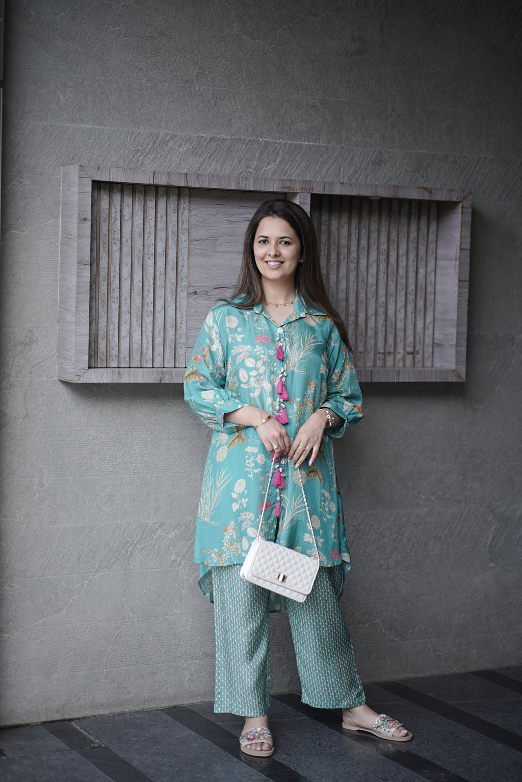 Green botanical cord