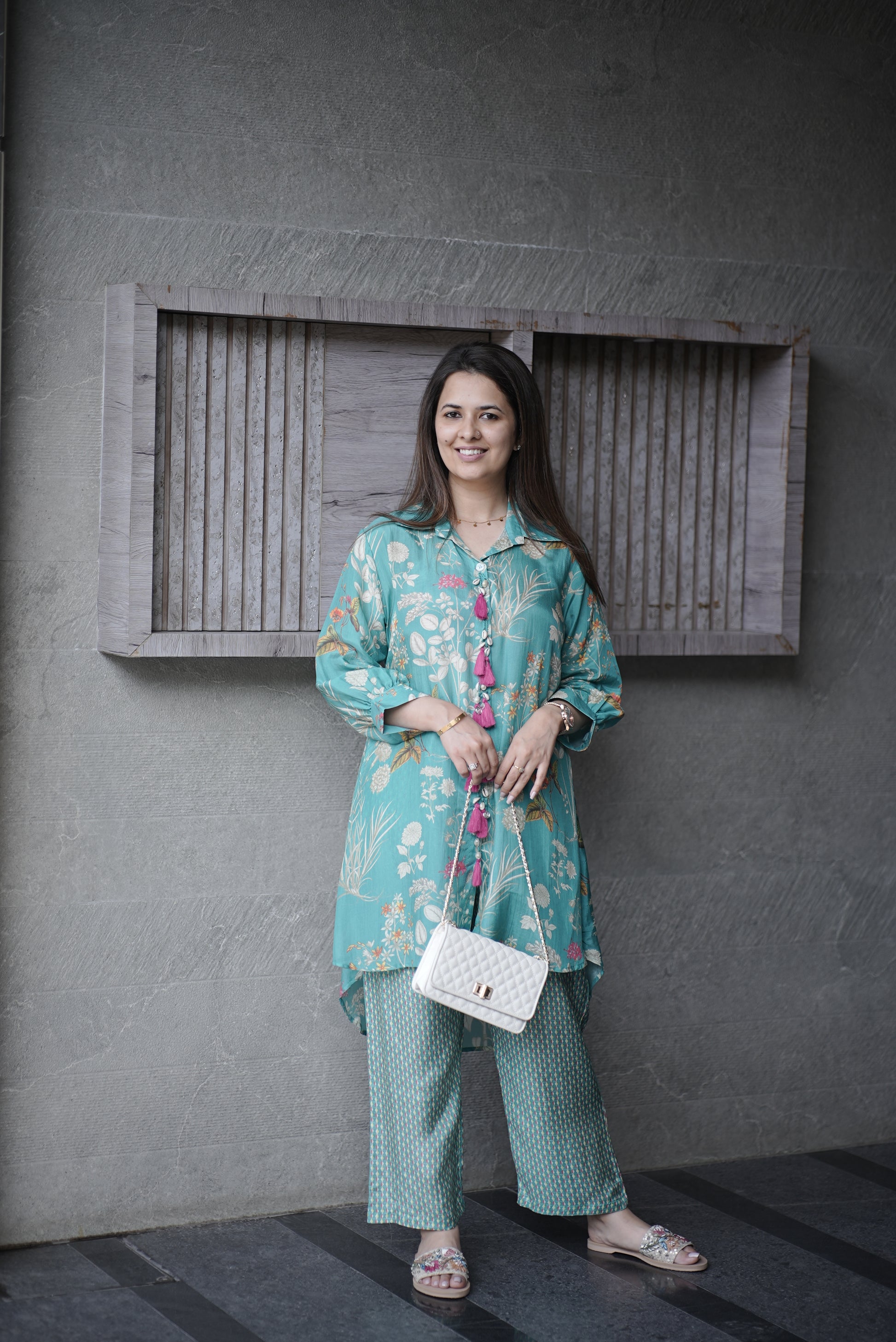 Green botanical cord