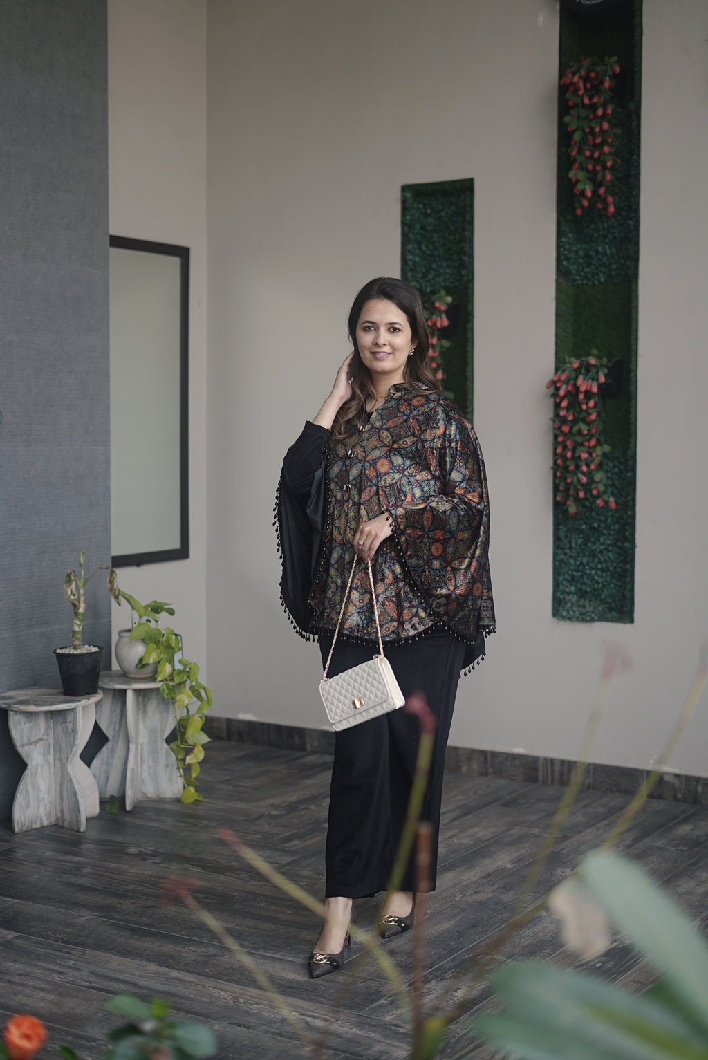 Midnight Mosaic Velvet Cord Set