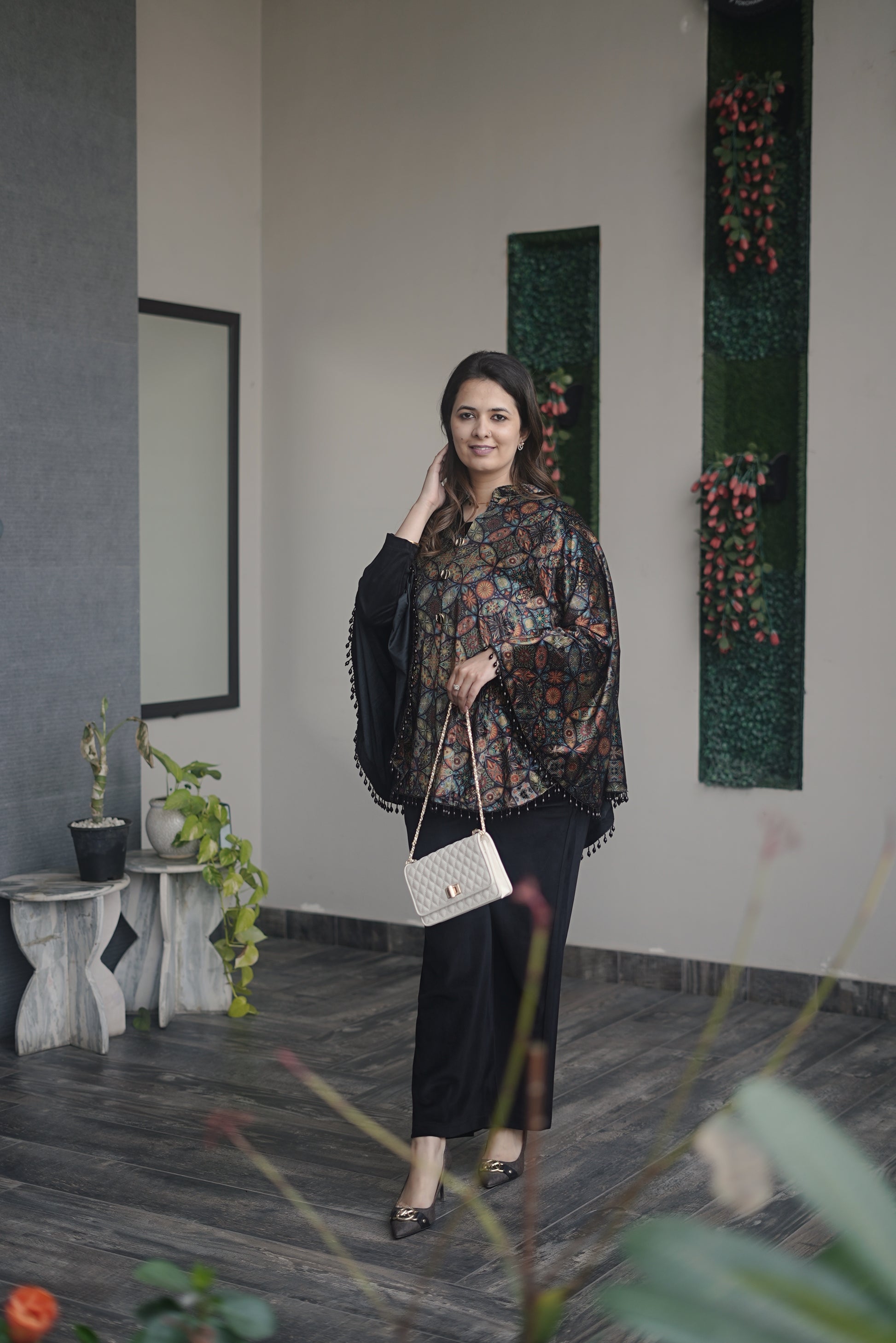 Midnight Mosaic Velvet Cord Set