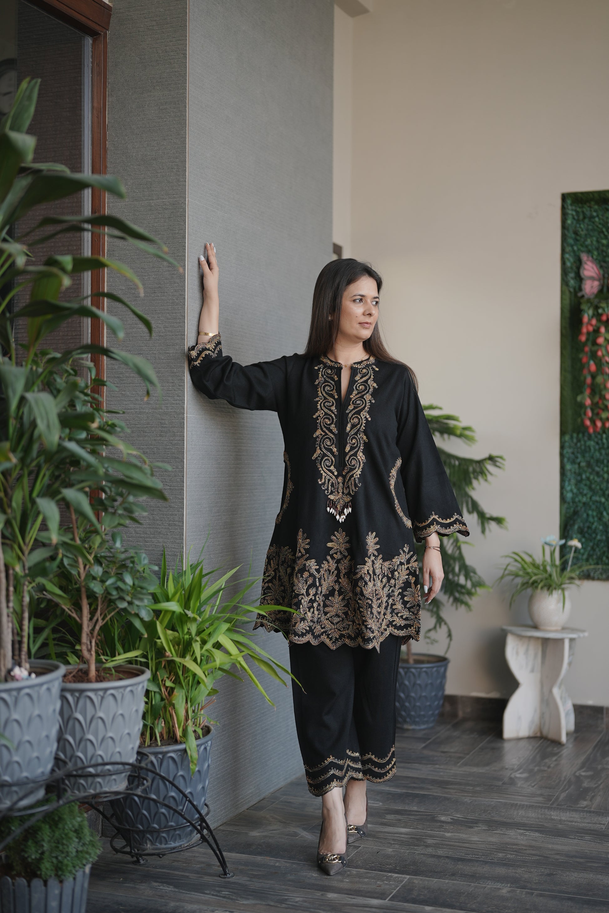 Black Gold Luxe Suit