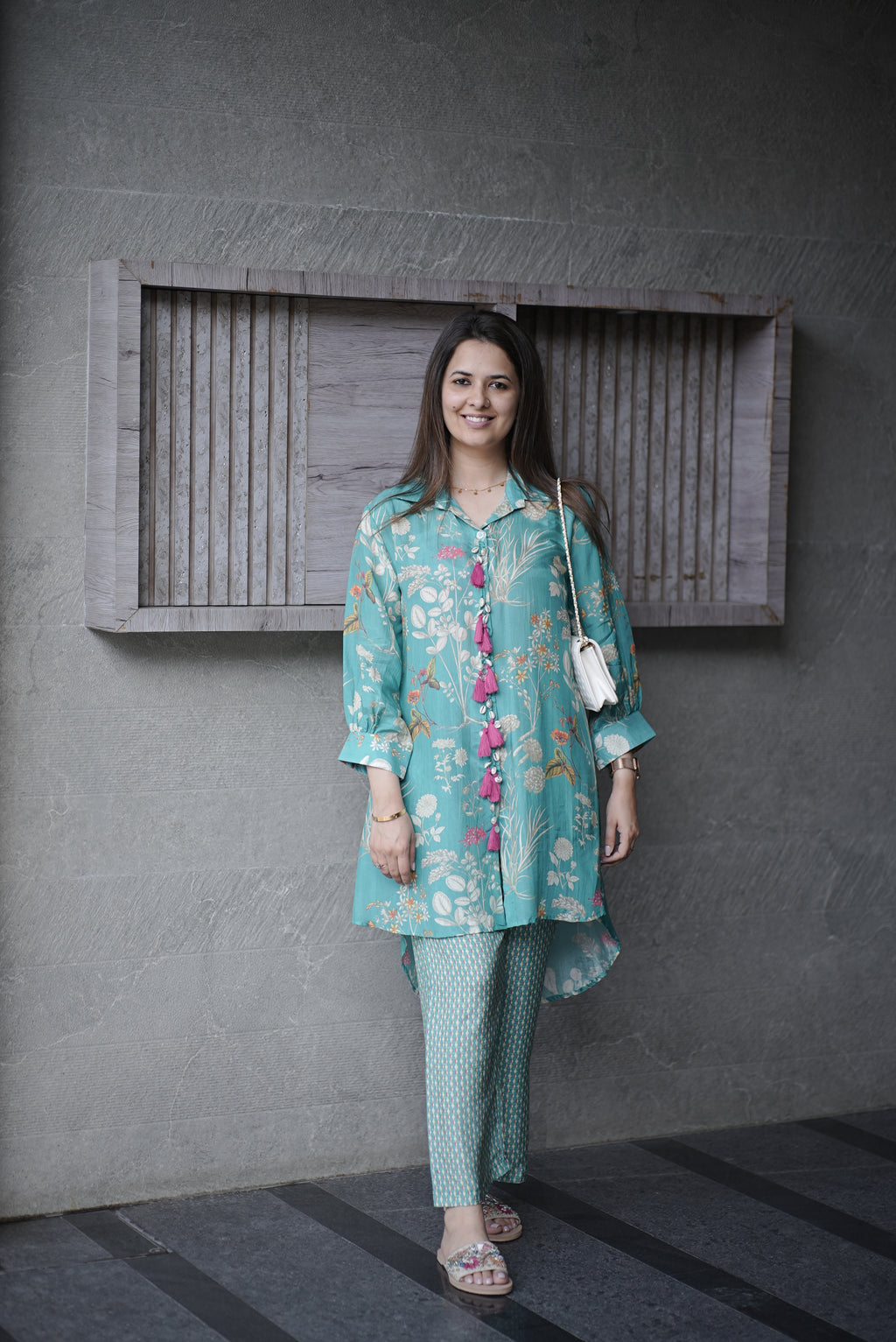 Green botanical cord