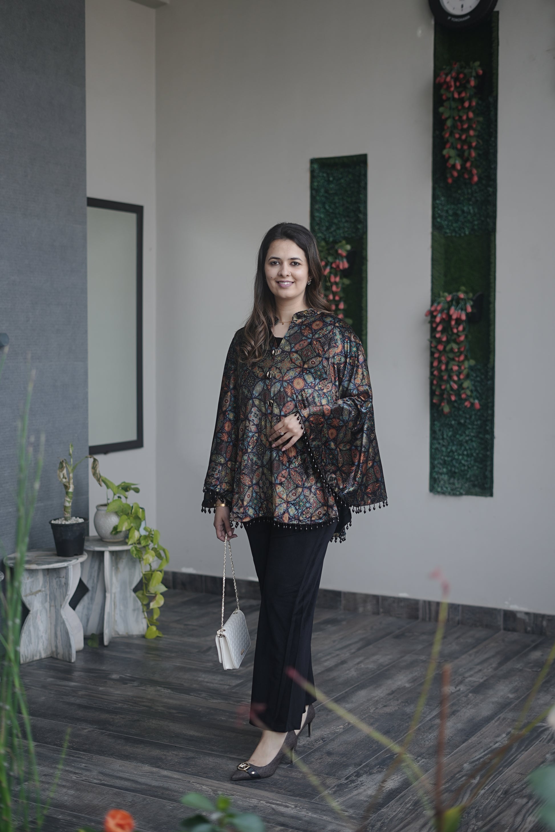 Midnight Mosaic Velvet Cord Set