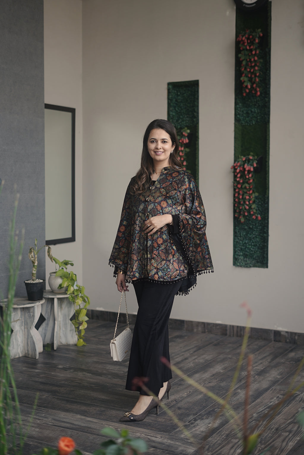 Midnight Mosaic Velvet Cord Set