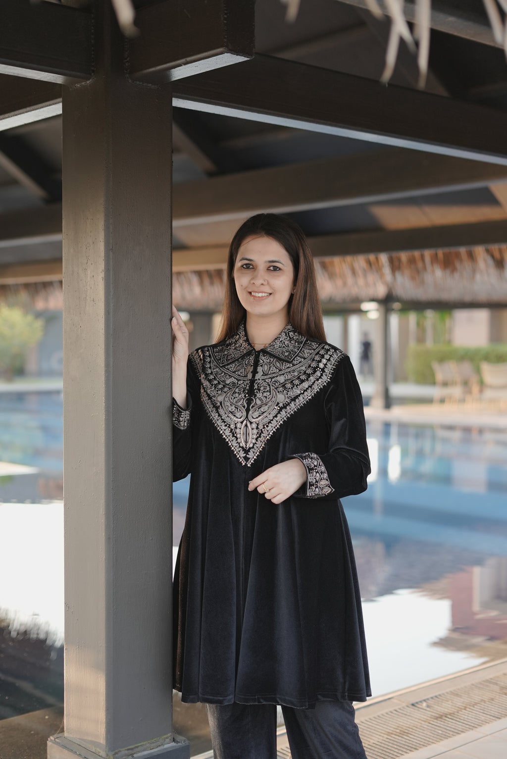 Zehra Velvet Charm Set