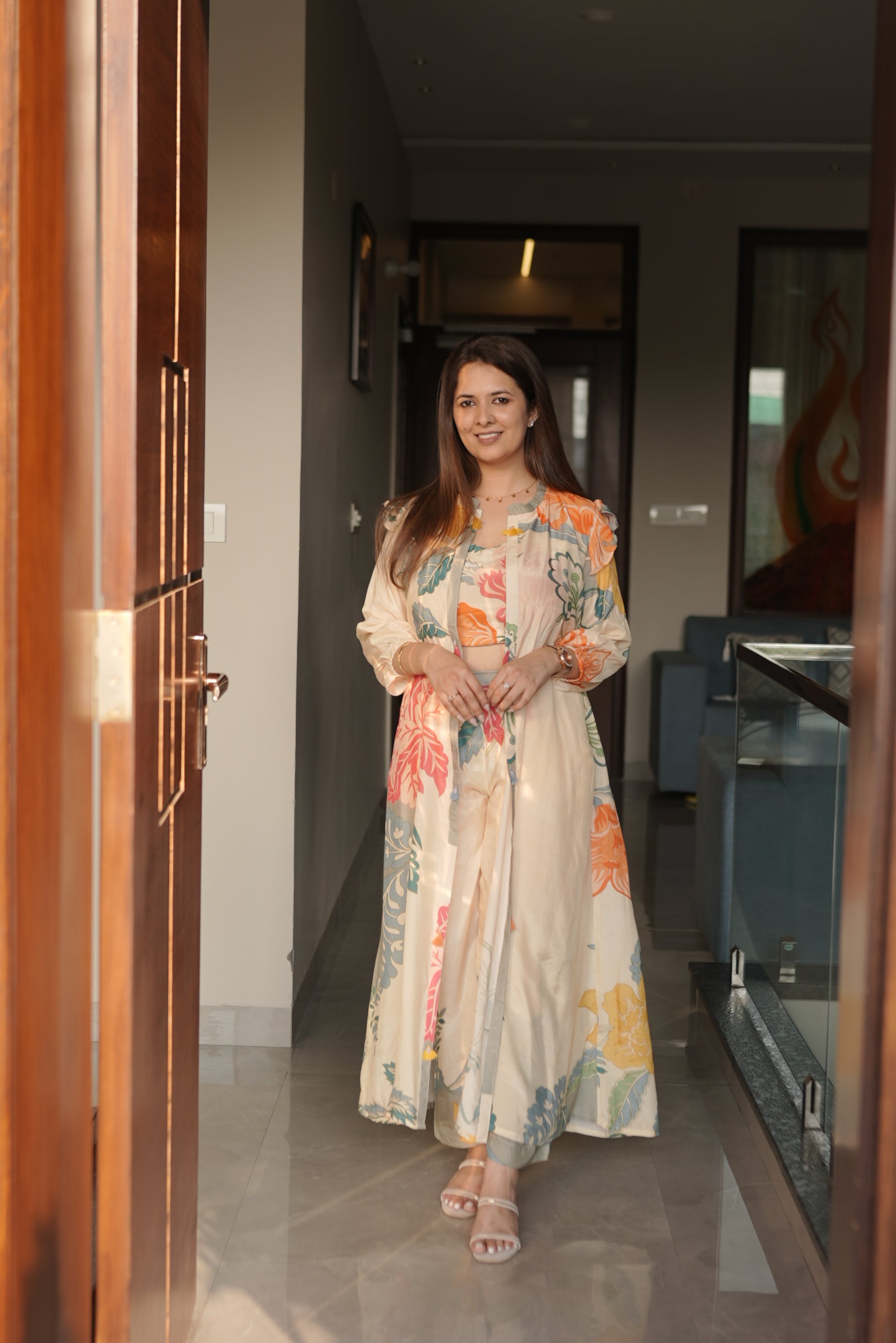 Multicolour 3-Piece Co-ord Set