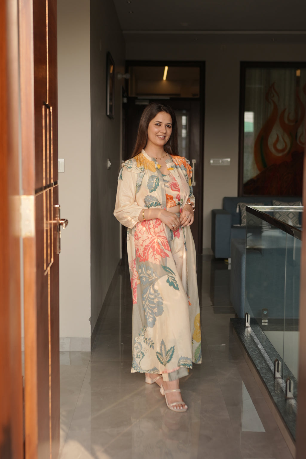 Multicolour 3-Piece Co-ord Set