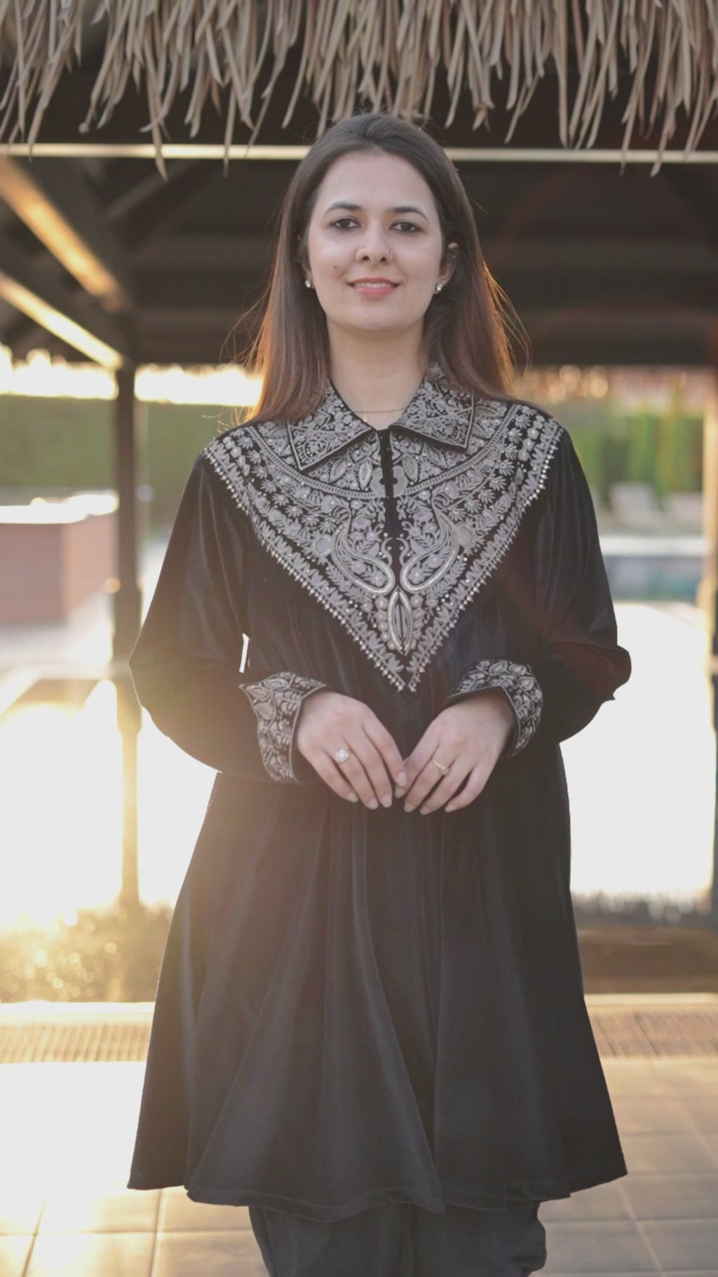 Zehra Velvet Charm Set