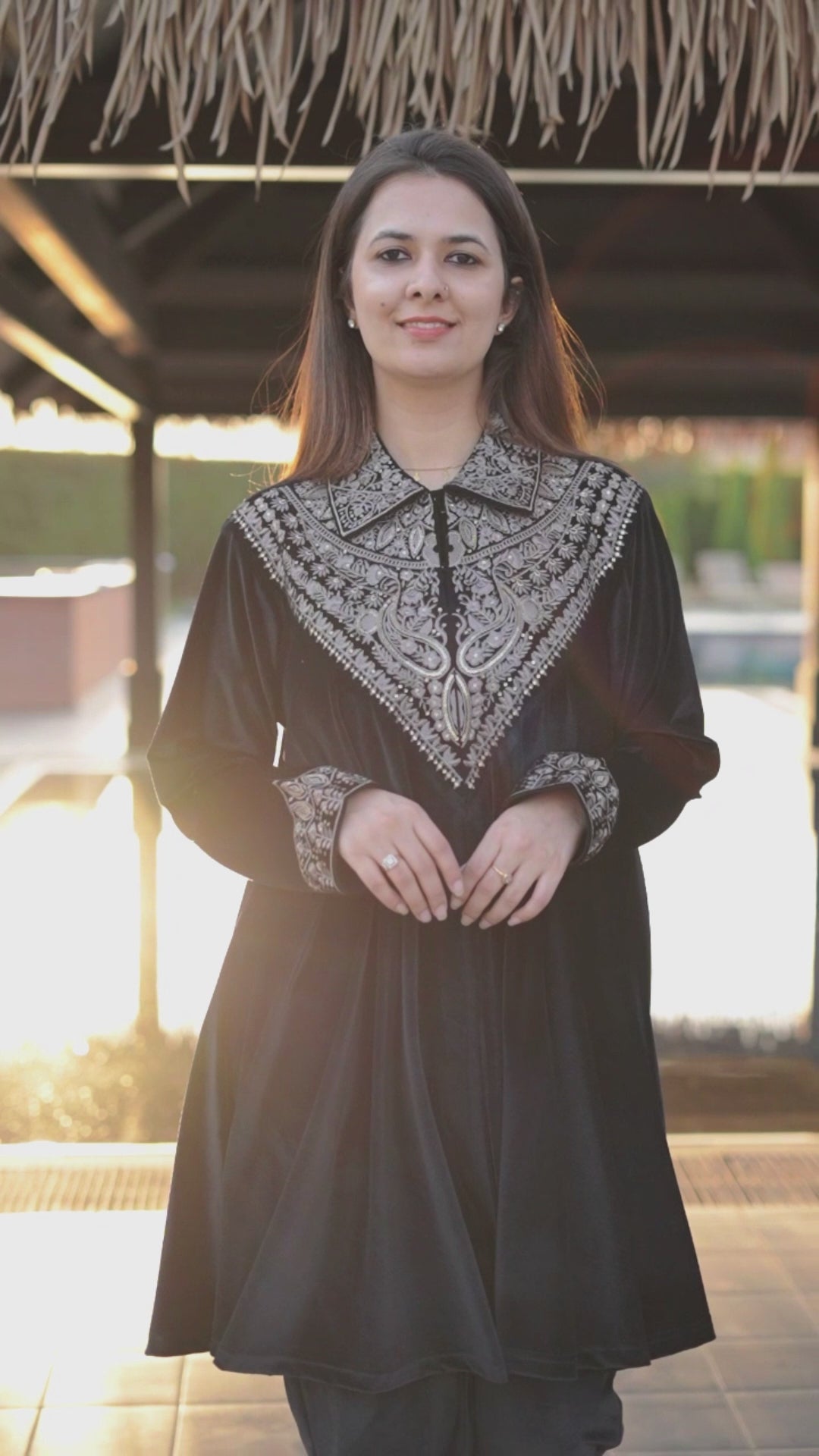 Zehra Velvet Charm Set